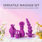 5-in-1 Interchangeable Personal Massager Set | 10 Vibration Levels