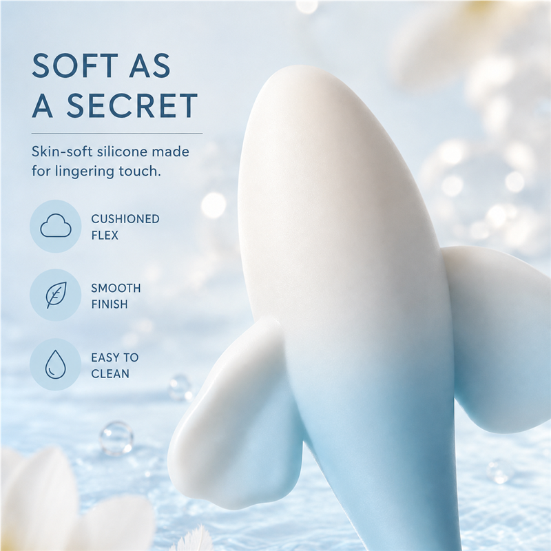 Mermaid Muse App-Controlled Massager | 8 Rhythms & Tapping