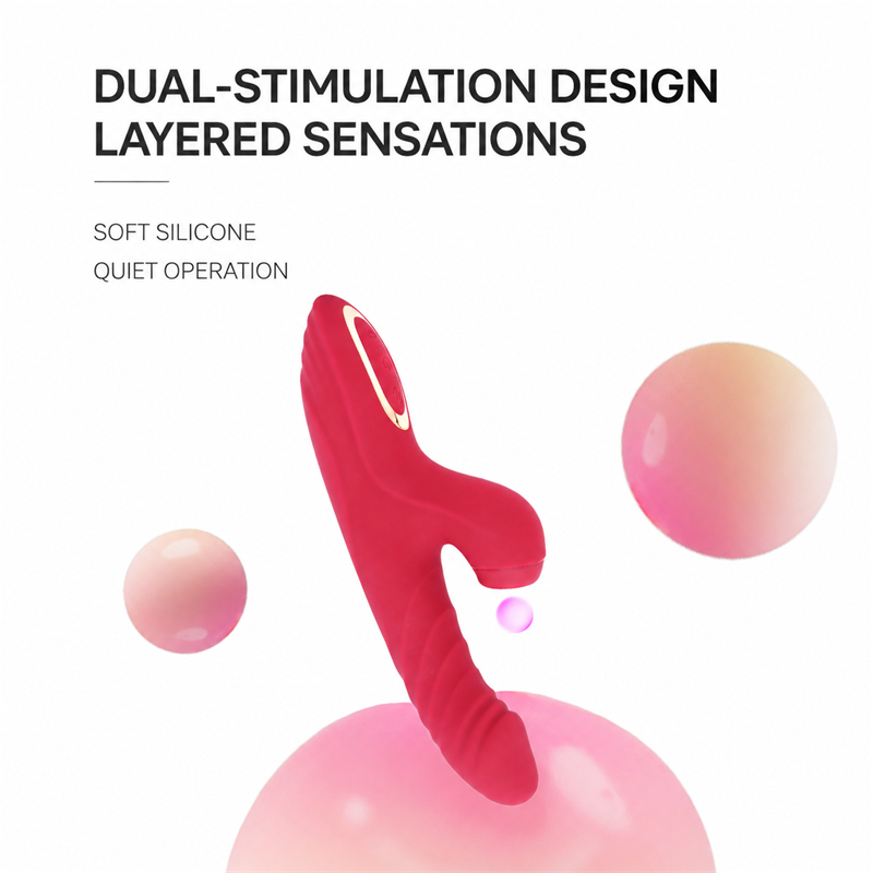 Dual-Stimulation Massager | Suction, Vibration, Motion & Warming