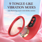 Clitoral Suction & Tongue-Licking Massager | 3 Suction + 9 Licking Vibration Modes, IPX7 Waterproof
