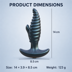 Octopus Textured Anal Massager for Men & Women | Tapping + 10 Vibration Modes, Waterproof & Magnetic Rechargeable