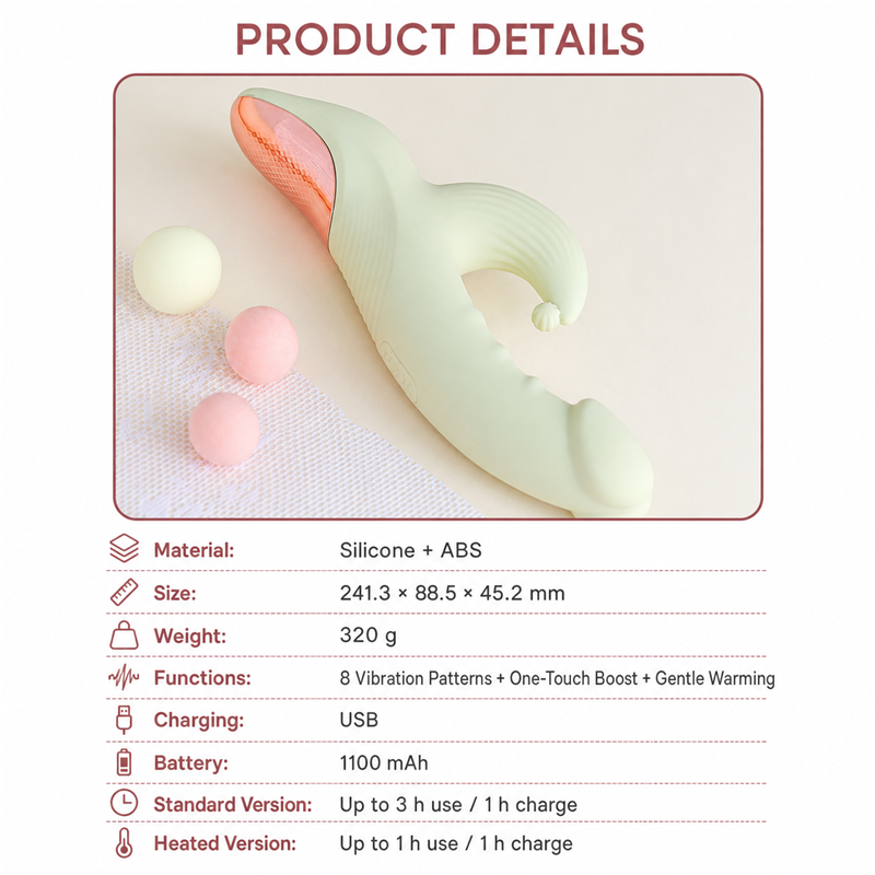 Rabbit Vibrator | Vibration, Heating & App Control