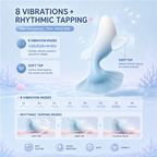 Mermaid Muse App-Controlled Massager | 8 Rhythms & Tapping