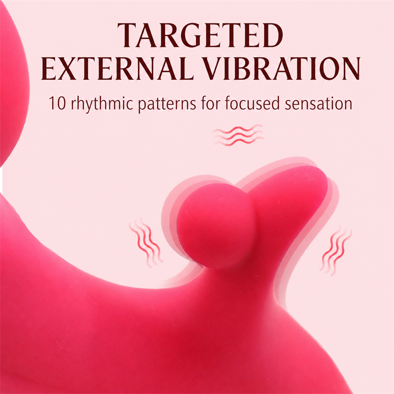 Heated Thrusting Dual-Stimulation Vibrator | 10 Vibration Modes, 39°C Warming & Magnetic Rechargeable