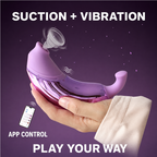 Banana Suction Vibrator | Suction, 9 Vibration Modes & App Control