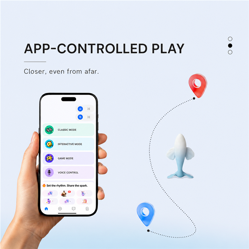 Mermaid Muse App-Controlled Massager | 8 Rhythms & Tapping