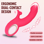 Heated Thrusting Dual-Stimulation Vibrator | 10 Vibration Modes, 39°C Warming & Magnetic Rechargeable