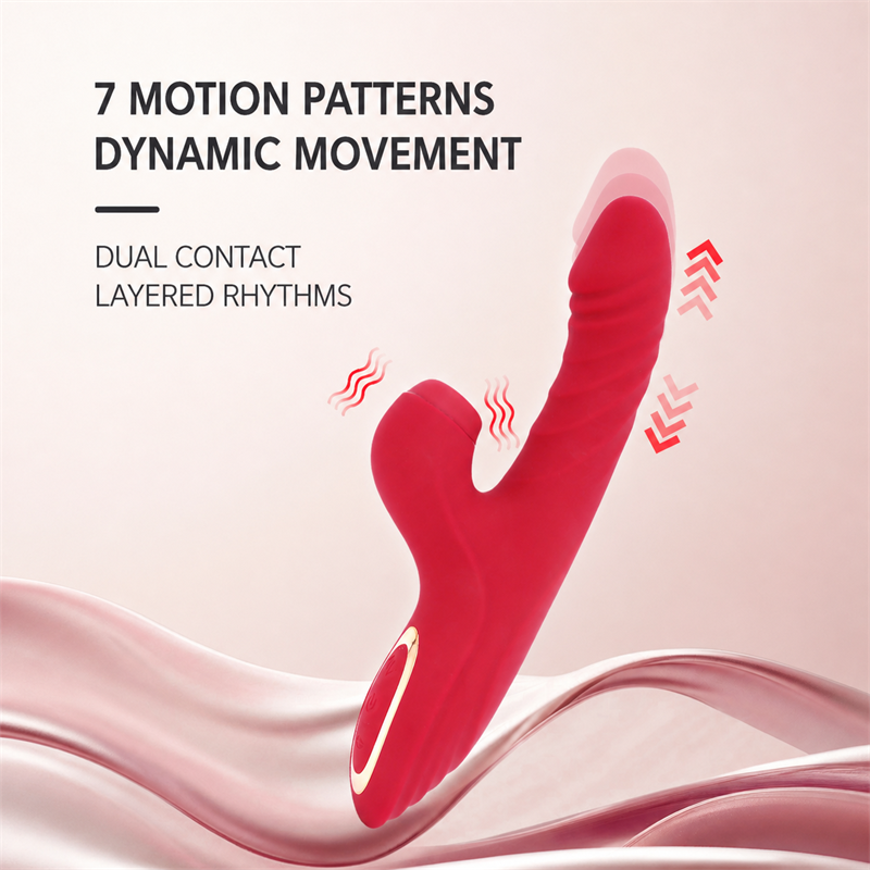 Dual-Stimulation Massager | Suction, Vibration, Motion & Warming