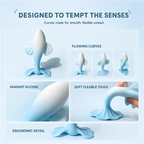 Mermaid Muse App-Controlled Massager | 8 Rhythms & Tapping