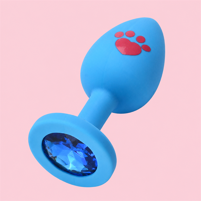 Fluffy Bunny Tail Plug with Paw Print | Cute &amp; Teasing Roleplay Accessory