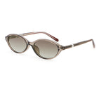 Slim Oval Sunglasses | Minimal Rivet Detail Eyewear | 10812