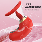 Clitoral Suction & Tongue-Licking Massager | 3 Suction + 9 Licking Vibration Modes, IPX7 Waterproof