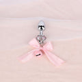 Jeweled Bow Butt Plug with Bell Charm | Sensual Dangling Anal Toy Description