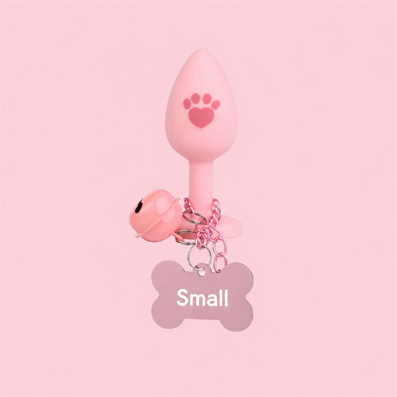 Fluffy Bunny Tail Plug with Paw Print | Cute &amp; Teasing Roleplay Accessory