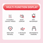 Clitoral Suction & Tongue-Licking Massager | 3 Suction + 9 Licking Vibration Modes, IPX7 Waterproof