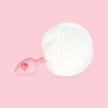 Fluffy Bunny Tail Plug with Paw Print | Cute &amp; Teasing Roleplay Accessory