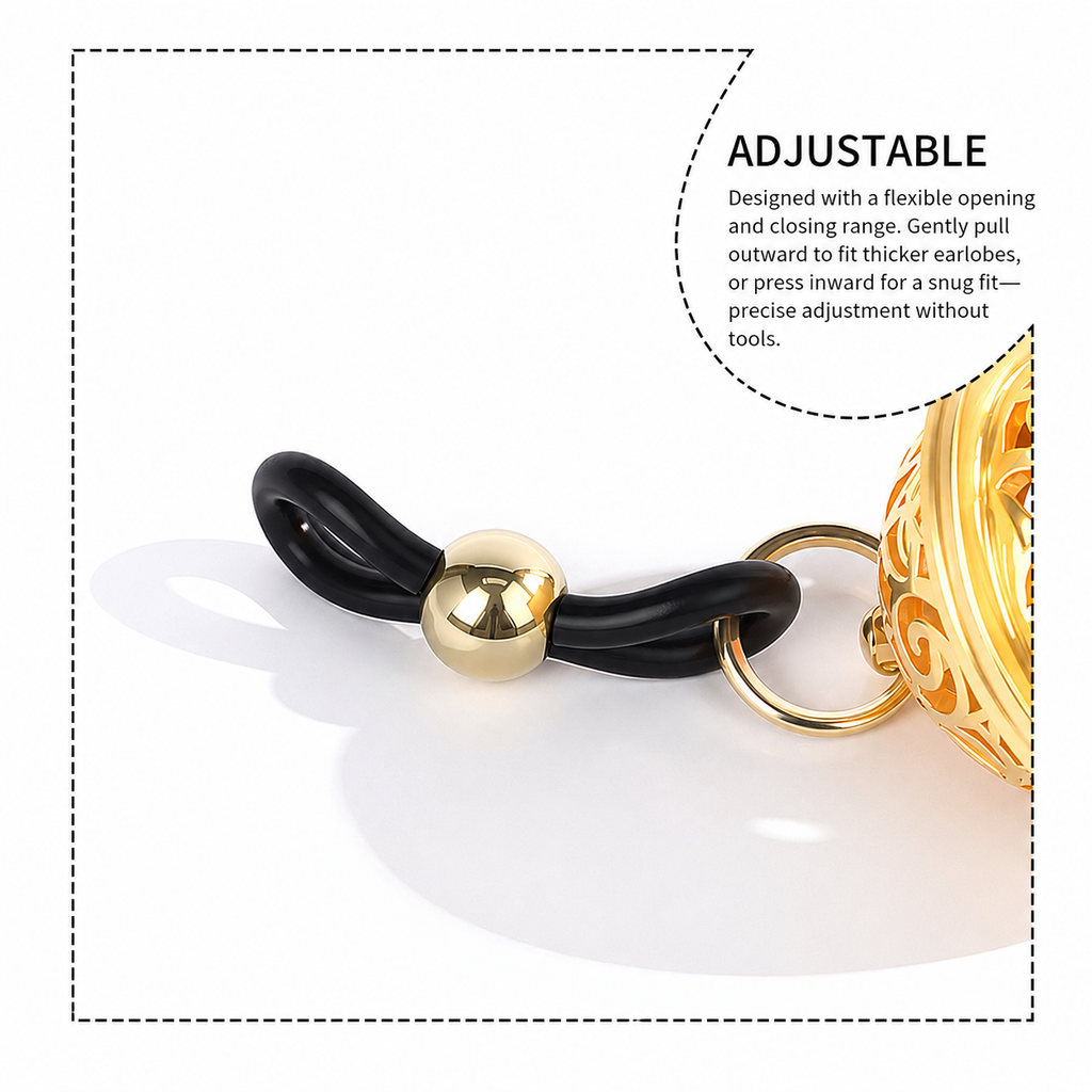 Bell Charm Nipple Clamps | Sensual Ring-Style Breast Play Clips