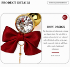 Title Bow Charm Tapered Butt Plug with Bell Pendant | Decorat