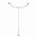 Three-Clip Nipple & Intimate Chain Set | Sensual Multi-Point Teasing Body Accessory.
