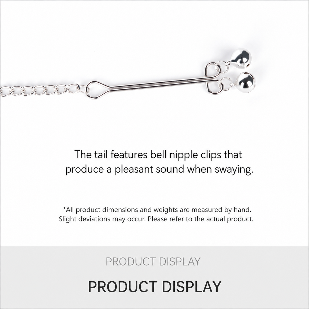 Three-Clip Nipple & Intimate Chain Set | Sensual Multi-Point Teasing Body Accessory.