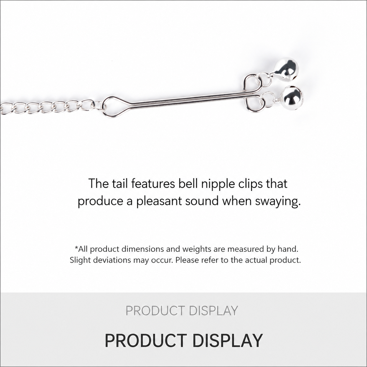 Three-Clip Nipple & Intimate Chain Set | Sensual Multi-Point Teasing Body Accessory.