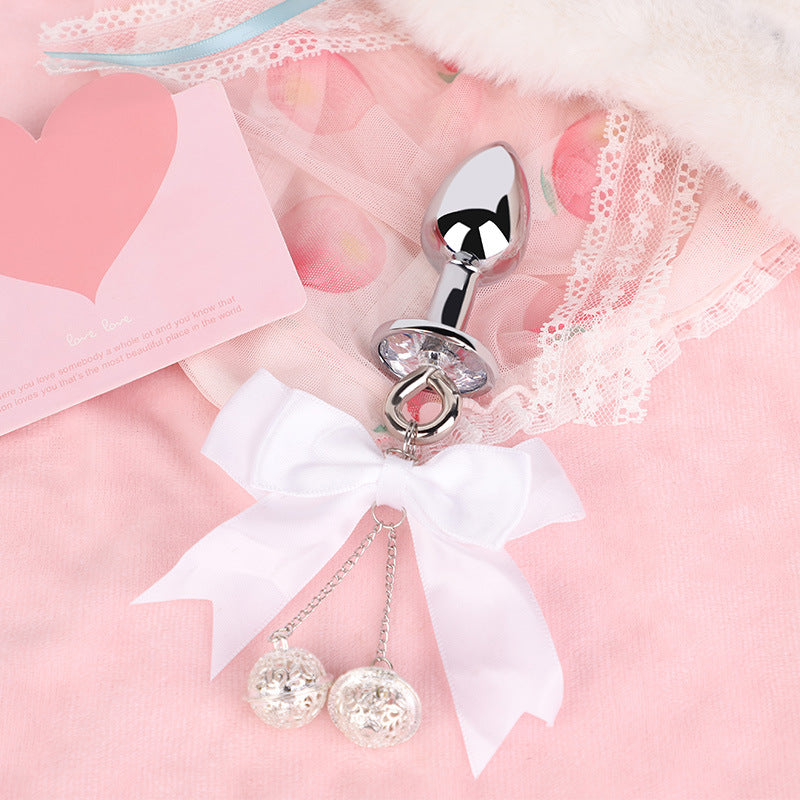 Jeweled Bell Butt Plug | Sensual Anal Toy with Dangling Bell Charms Description