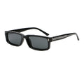 Wide Rectangular Sunglasses | Sculpted Temple Statement Eyewear | 98126