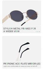 Small Frame Fashion Fashion Sunglasses | Made for travel and street-style outfits | JD-2380-1