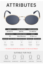 Fashion Frames, Fashion Sunglasses | Small Frame for travel and street-style outfits | LB-A3173