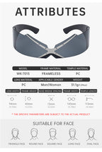 Statement Style Novelty Fashion Sunglasses | Made for travel and street-style outfits | WK-7013-2