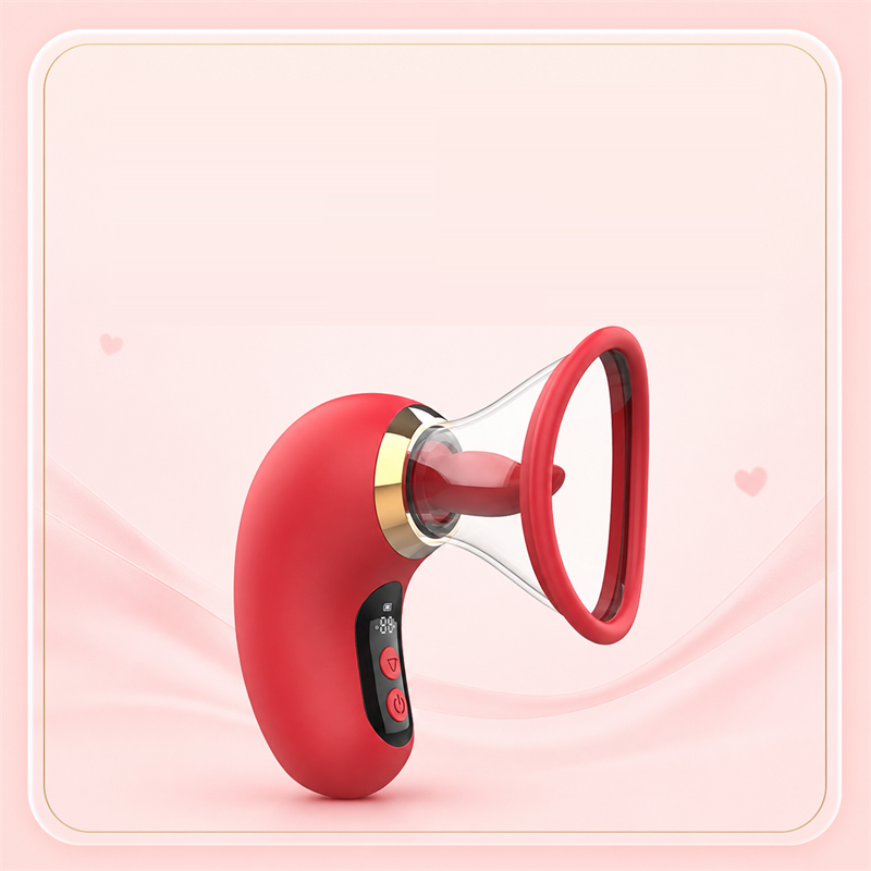 Clitoral Suction & Tongue-Licking Massager | 3 Suction + 9 Licking Vibration Modes, IPX7 Waterproof