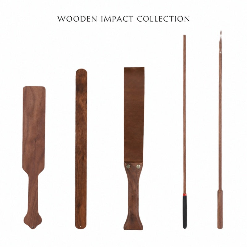 Solid Wood BDSM Paddle Collection | Wooden Spanking Paddles & Canes