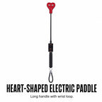 Heart-Shaped Electric Paddle | Dual-Ended EMS Impact Toy with Adjustable Intensity
