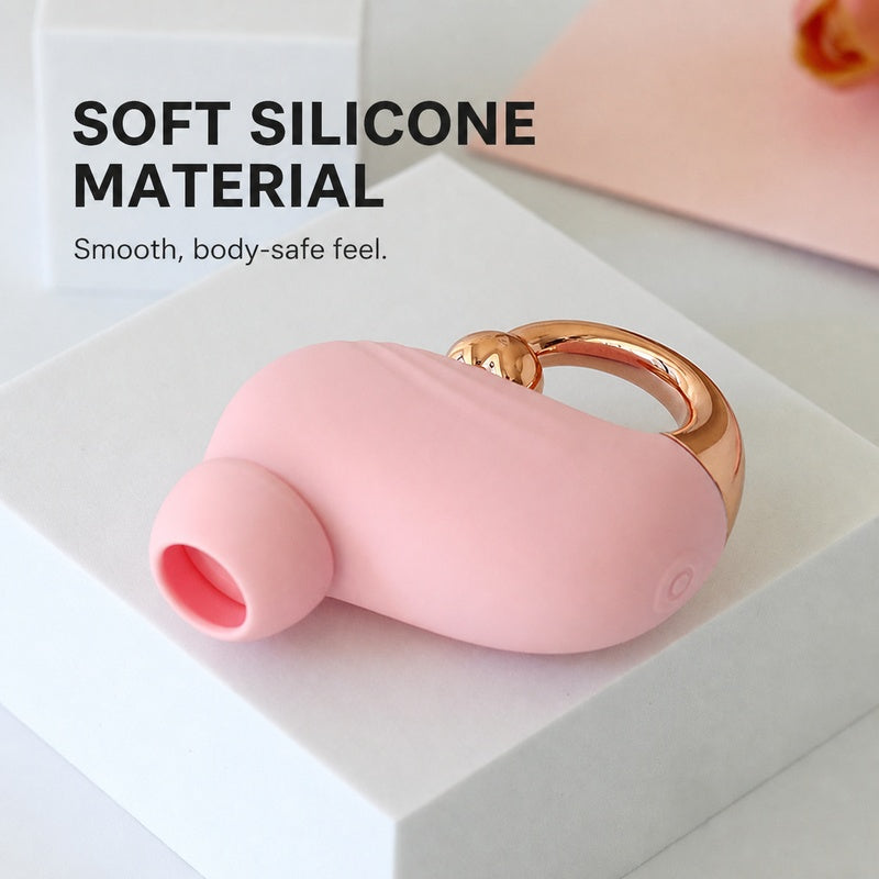 Mini Suction Vibrator | Pink Wearable Clitoral Stimulator
