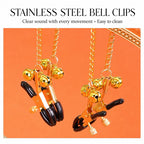 Heart Collar & Nipple Clamp Set | Adjustable BDSM Accessory