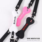 Bone Mouth Plug Collection | Adjustable PU Strap