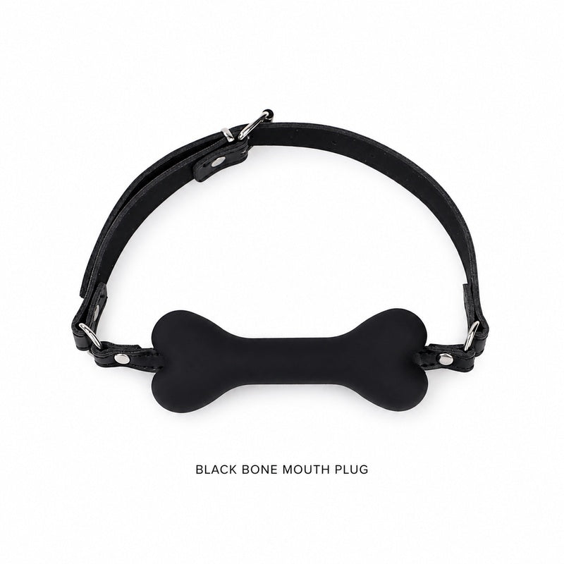 Bone Mouth Plug Collection | Adjustable PU Strap