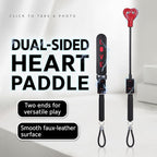 Heart-Shaped Electric Paddle | Dual-Ended EMS Impact Toy with Adjustable Intensity