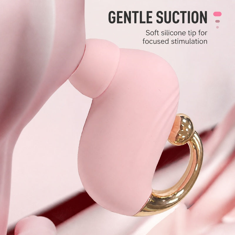 Mini Suction Vibrator | Pink Wearable Clitoral Stimulator