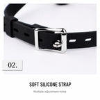 O-Ring Mouth Gag Collar | Adjustable Silicone-Style BDSM Accessory