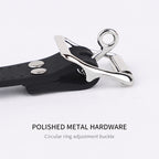 O-Ring Mouth Gag Collar | Adjustable Silicone-Style BDSM Accessory